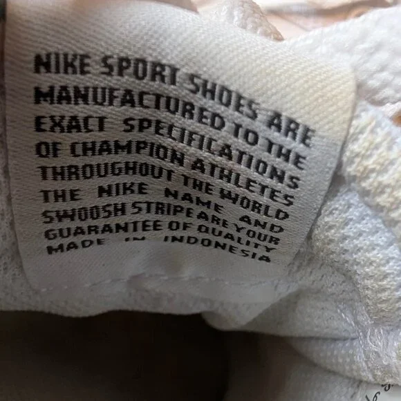 EUC Nike Women's 6 Court Legacy Mule sneakers white canvas slip on shoes slides - Picture 11 of 12